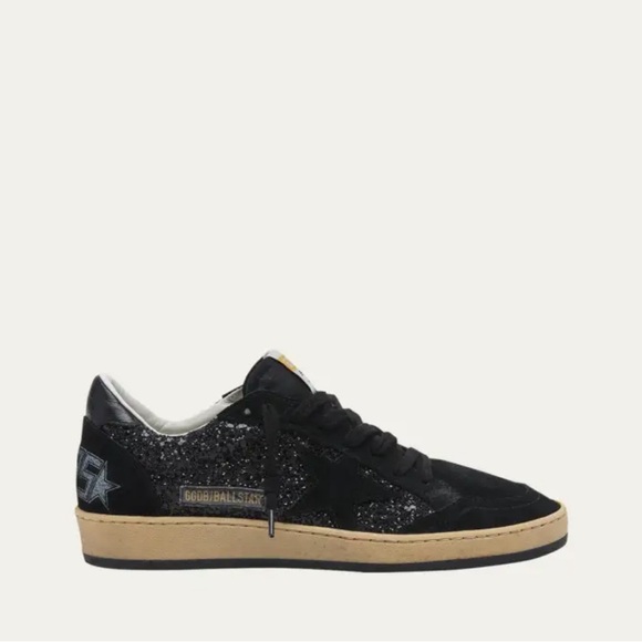 Golden Goose Shoes - NWT Golden Goose ball star glitter upper suede toe star and spur IT 38 (US 8)